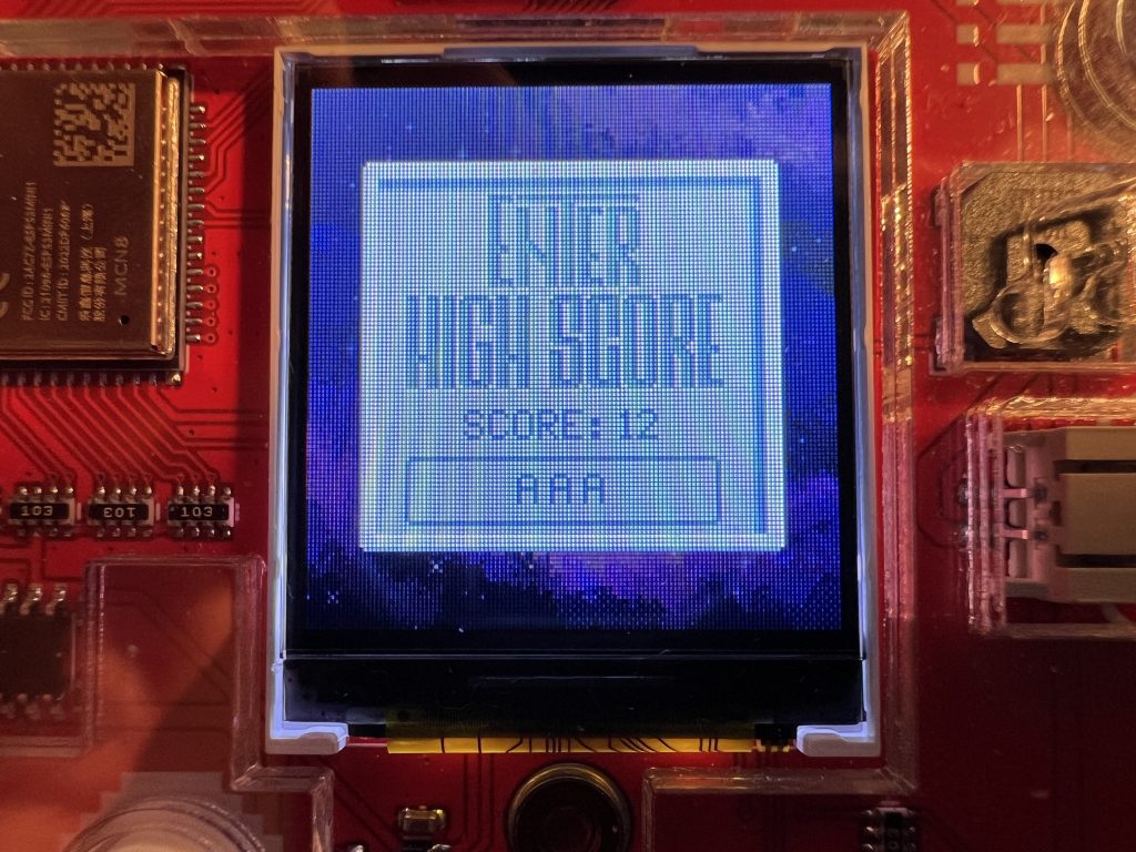 CircuitMess BiT enter High Score
